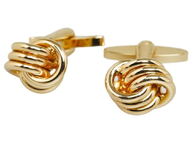 Abotoaduras Dior Knot Metal Outros em bom estado  ref.1408693