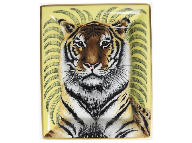 Trim Hermès Yellow Tigre Royal Change Tray