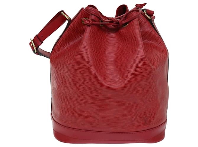 Noe Louis Vuitton Noé Red Leather  ref.1408749