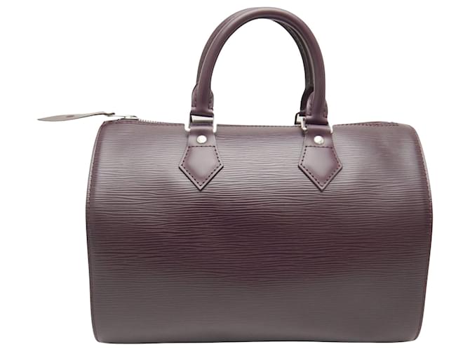 Louis Vuitton Speedy 25 Purple Leather  ref.1408841