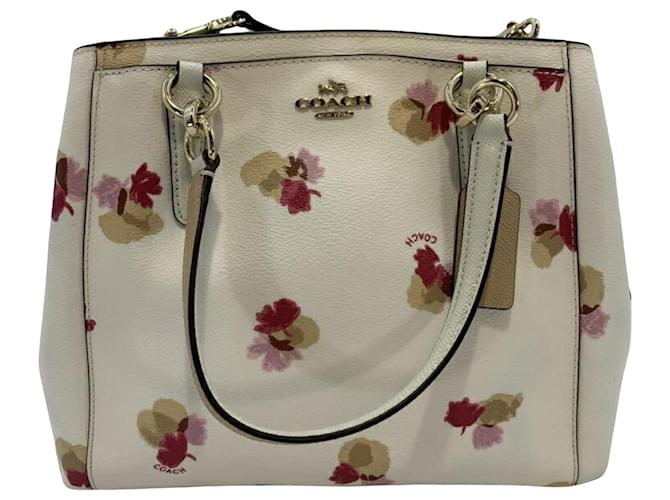 Coach White Leather  ref.1408865