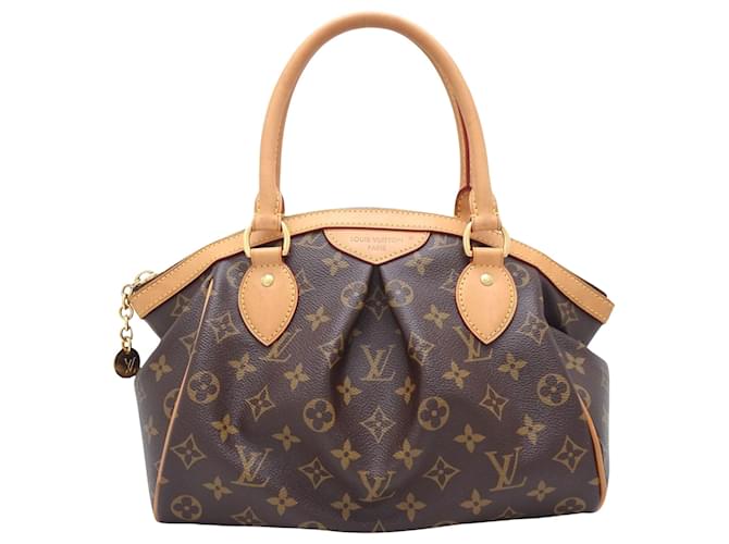 Louis Vuitton Tivoli Marrom Lona  ref.1408866