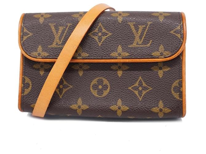 Louis Vuitton Florentine Brown Cloth  ref.1408888