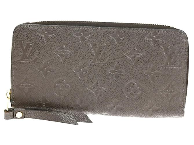 Portefeuille zippy Louis Vuitton Cuir Noir  ref.1408906