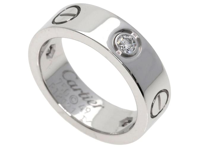 Cartier Love Silvery White gold  ref.1408982