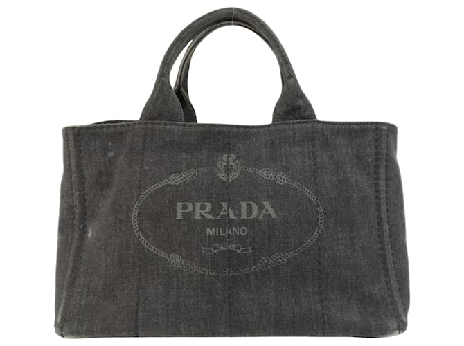 Prada Canapa Black Cloth  ref.1408983