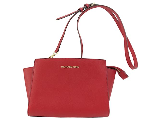 Michael Kors Selma Vermelho Couro  ref.1409026