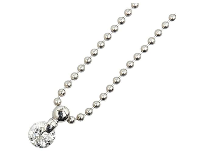 & Other Stories Platinum Pt900 Pt850 Diamond 0.54ct Necklace in Excellent Condition Metal  ref.1409163