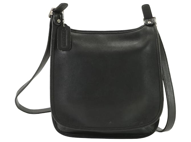 Coach Entrenador Negro Cuero  ref.1409218