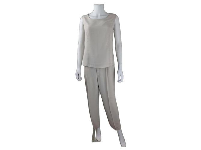 Conjunto de calça Burberry creme Cru