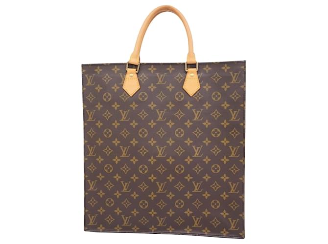 Louis Vuitton Sac plat Braun Leinwand  ref.1409248