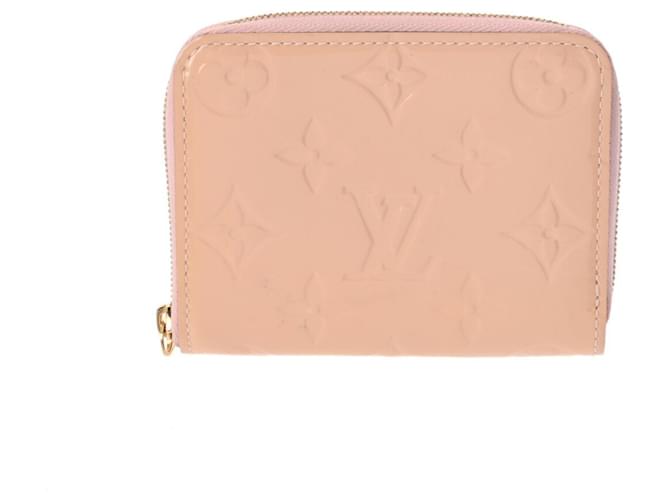 Louis Vuitton Zippy Geldbörse Pink Lackleder  ref.1409249