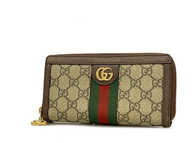 Gucci Ophidia Marrone Tela  ref.1409254