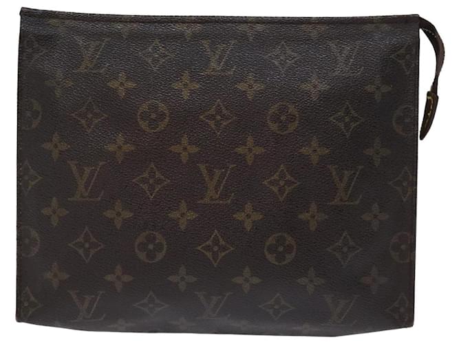 Louis Vuitton Poche Toilette Brown Cloth  ref.1409316