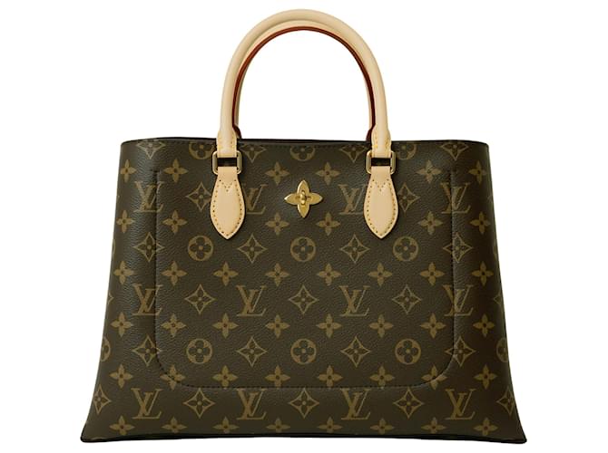 Louis Vuitton Flower Brown Cloth  ref.1409332