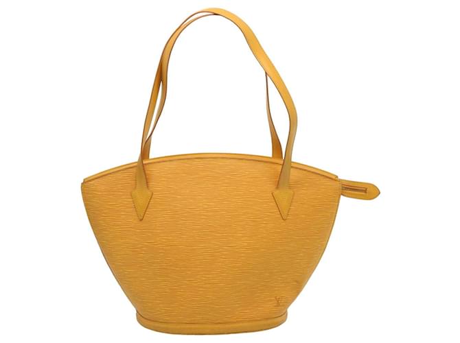 Louis Vuitton Saint Jacques Amarelo Couro  ref.1409383