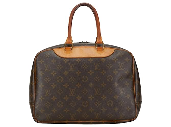 Louis Vuitton Deauville Castaño Lienzo  ref.1409393