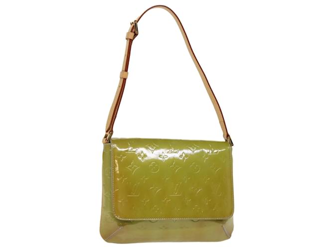 Louis Vuitton Thompson Street Green Patent leather  ref.1409395