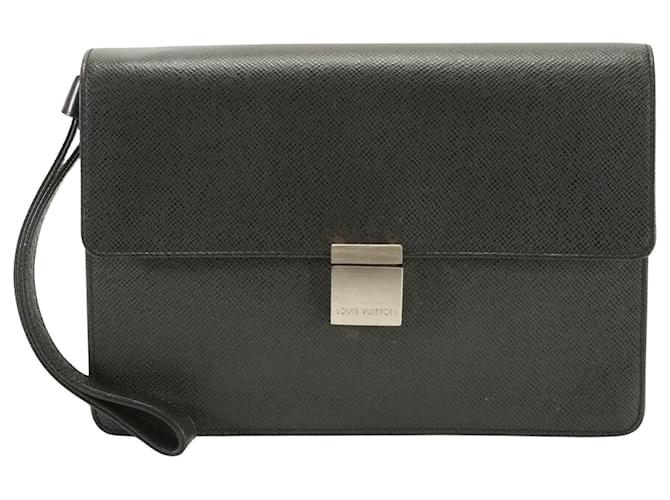 Louis Vuitton Selenga Black Leather  ref.1409396