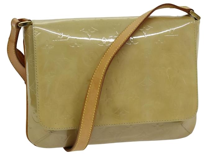 Louis Vuitton Thompson Street Cuir vernis Vert  ref.1409455