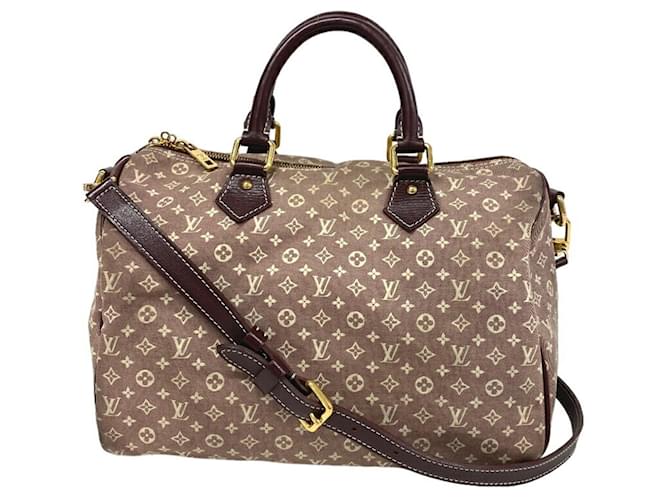 Louis Vuitton Speedy Bandoulière 30 Marrom Lona  ref.1409504