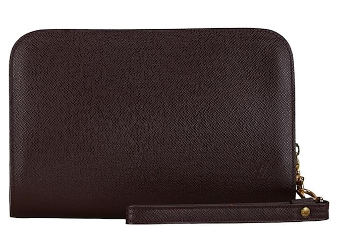 Louis Vuitton Baikal Marrom Couro  ref.1409512