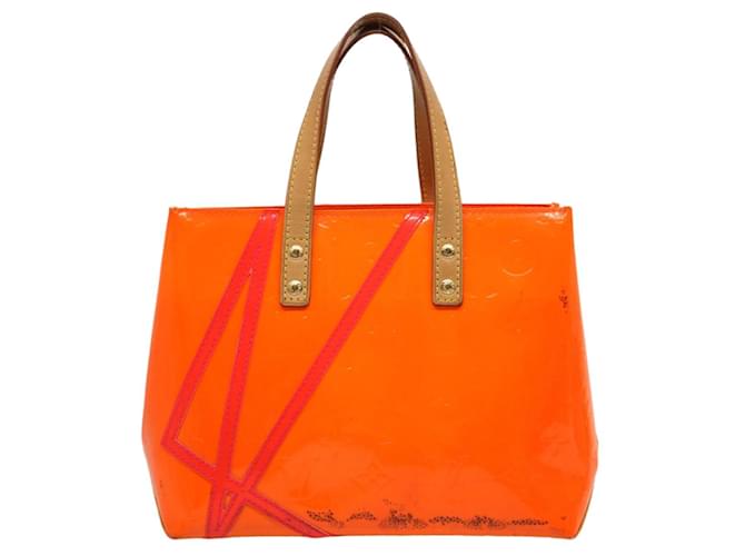 Louis Vuitton Reade Laranja Couro envernizado  ref.1409522