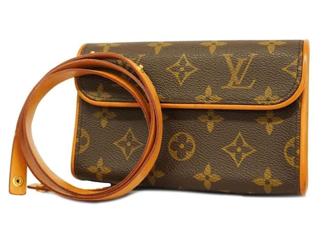 Louis Vuitton Florentine Brown Cloth  ref.1409525