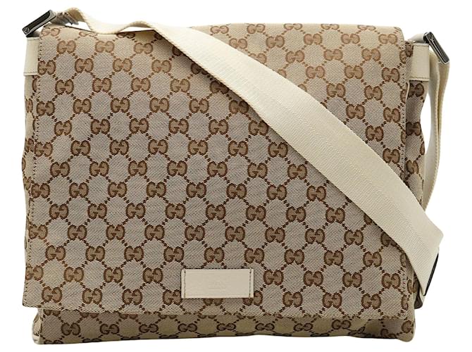 Gucci GG Canvas Beige Cloth  ref.1409538