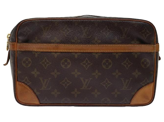 Louis Vuitton Compiègne Marrom Lona  ref.1409557