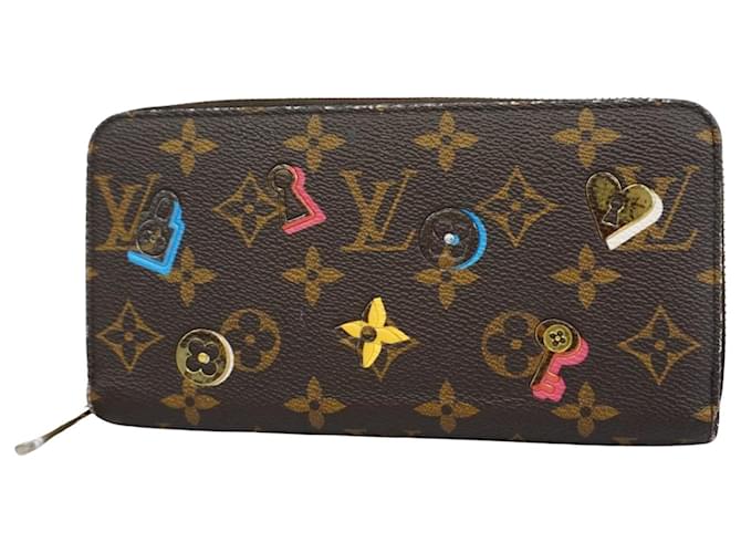 Candado Louis Vuitton Love Castaño Lienzo  ref.1409559