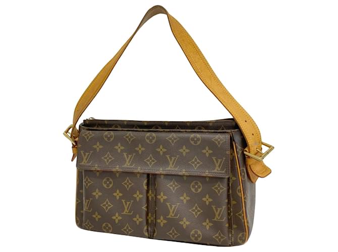 Louis Vuitton Viva Cité Braun Leinwand  ref.1409594