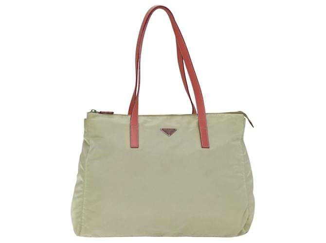 Tote Prada Tessuto Beige Sintetico  ref.1409613