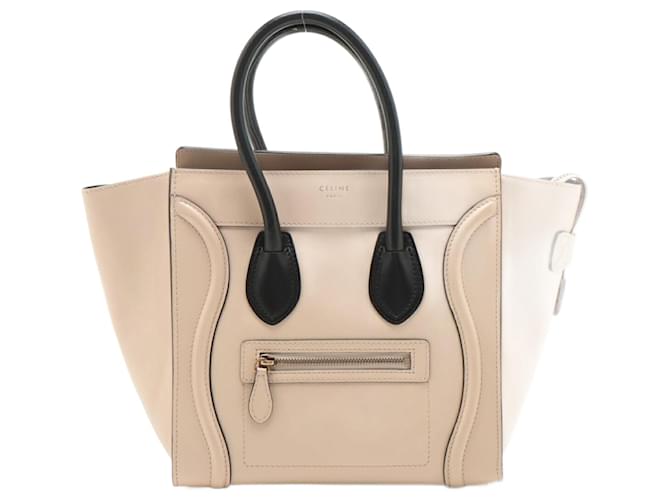 Céline Luggage Cuir Beige  ref.1409616