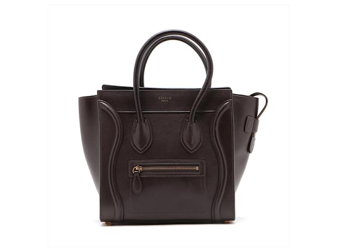 Céline Luggage Cuir Marron  ref.1409631