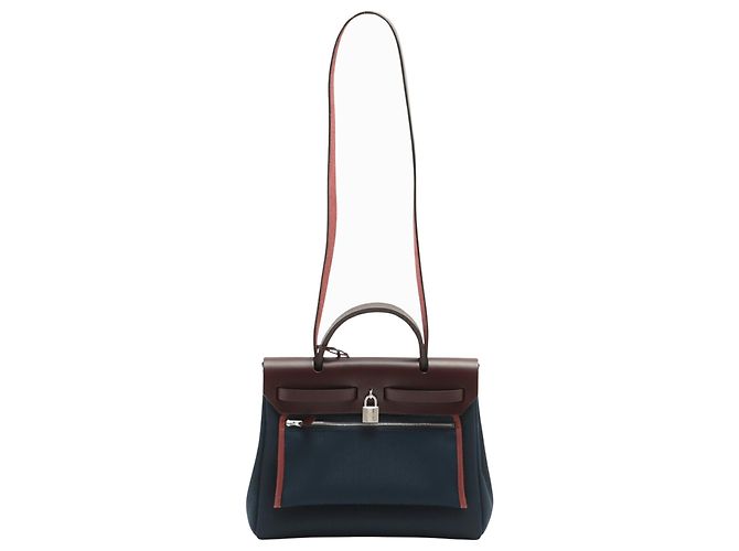 Hermès Hermes herbag Navy blue