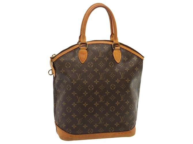 Louis Vuitton Lockit Braun Leinwand  ref.1409672