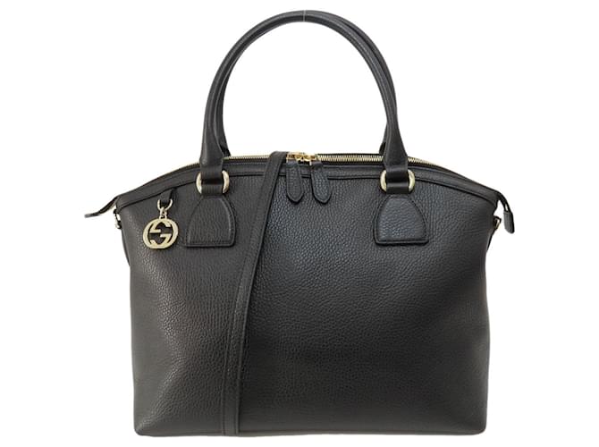 Gucci - Cuir Noir  ref.1409685