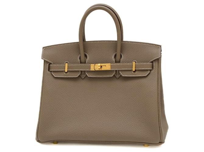 Kelly Hermès Birkin 25 Marrom Couro  ref.1409702