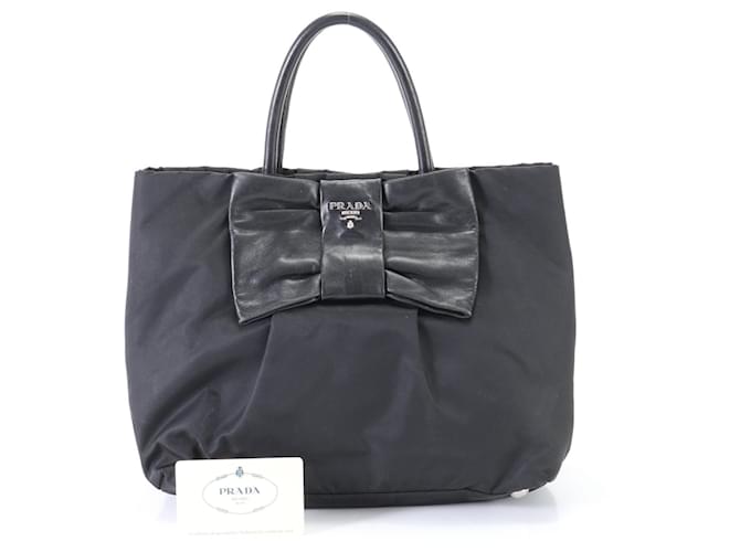 Prada Tessuto Black Synthetic  ref.1409719