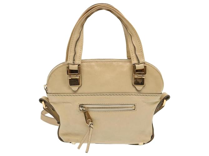 Chloé Edith Beige Cuero  ref.1409726