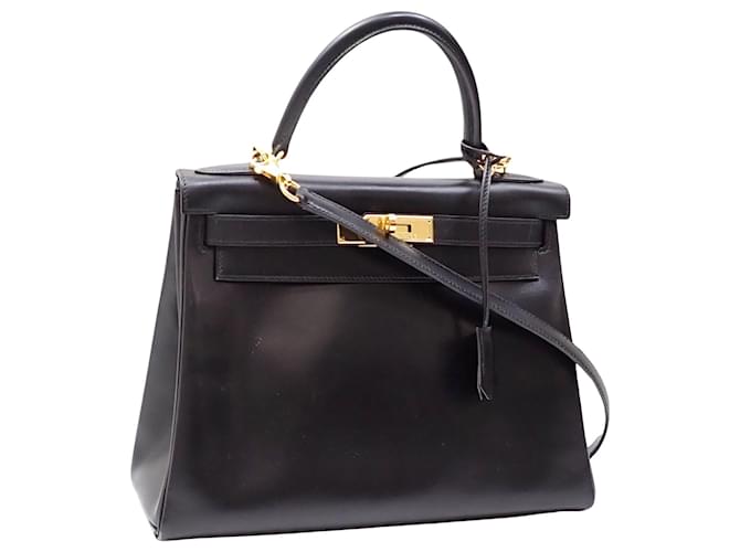 Hermès hermes kelly Black Leather  ref.1409728