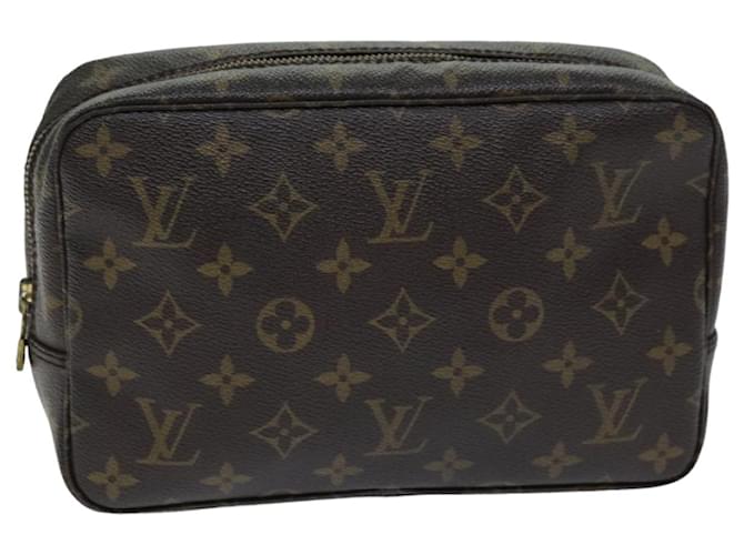 Louis Vuitton Monogram Trousse Toilette 23 Clutch Bag M47524 LV Auth tb1084 Cloth  ref.1409752