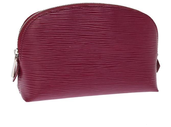 LOUIS VUITTON Epi Pochette Cosmetic PM Pouch Fuchsia M40641 LV Auth 74421 Fuschia Leather  ref.1409793