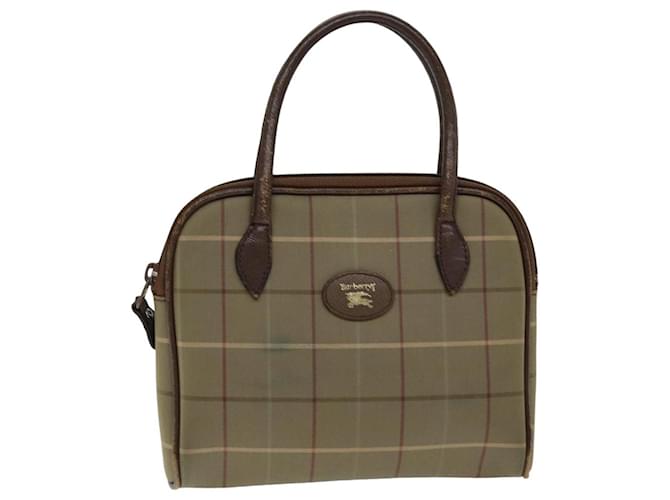 Autre Marque Burberrys Nova Check Sac à main Toile Beige Auth 76501  ref.1409805