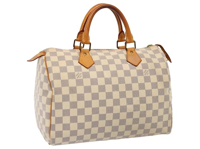 Louis Vuitton Damier Azur Speedy 30 Hand Bag N41533 LV Auth 74433  ref.1409808