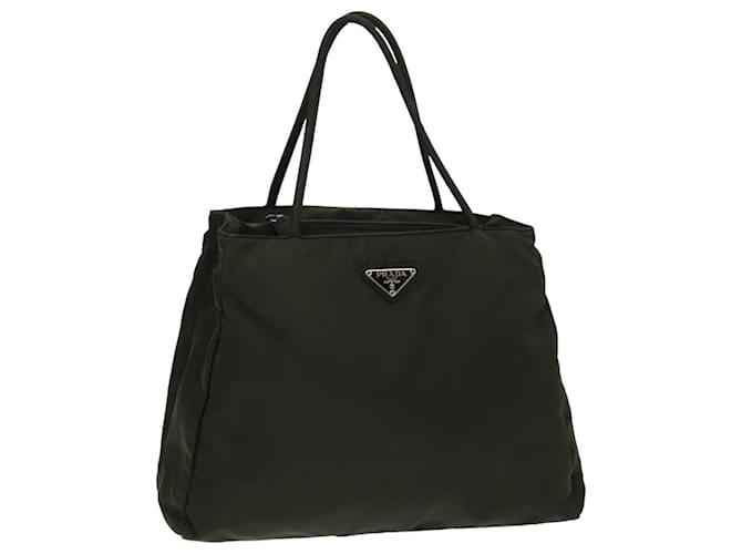 PRADA Borsa Tote Nylon Khaki Auth 75448 Cachi  ref.1409869