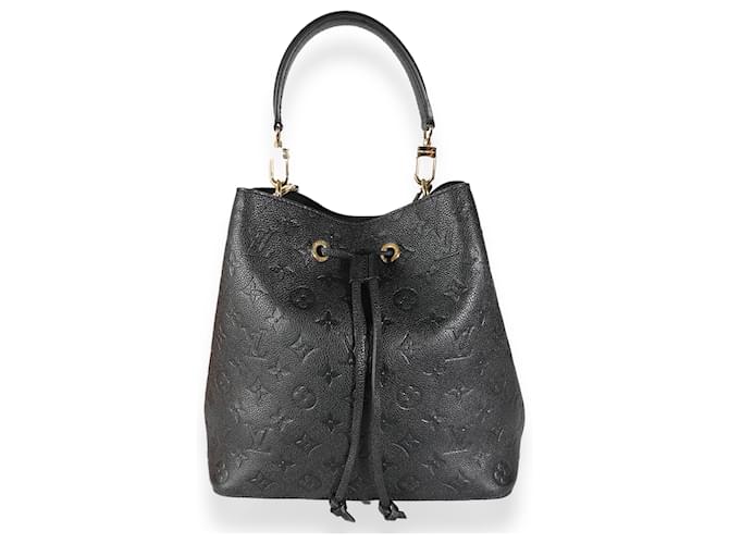 Néonoé Louis Vuitton Noir Empreinte NeoNoe MM Cuir  ref.1409947