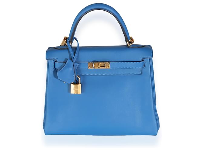 Hermes Kelly Bag Hermes Blue Electric Togo Sell Hermès Kelly 28 In