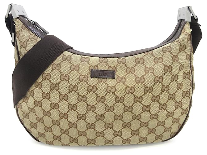 Crossbody em lona Gucci GG bege Couro  ref.1410266